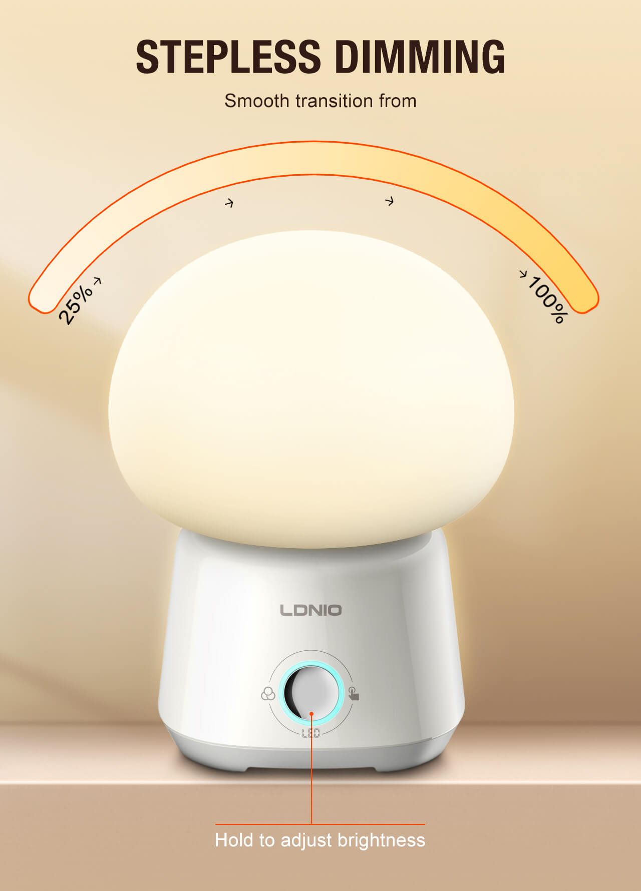 LDNIO Y4 Smart Desktop Night Light 6