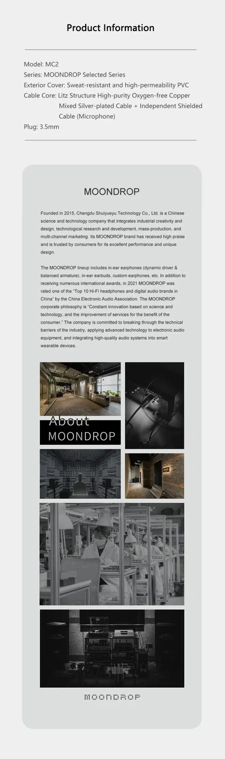 MOONDROP MC2 Multipurpose Microphone Upgrade Cable 3 5 scaled