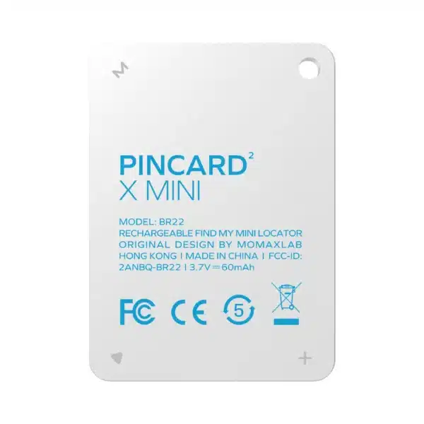 Momax PinCard² X Mini BR22 Rechargeable Find My Locator
