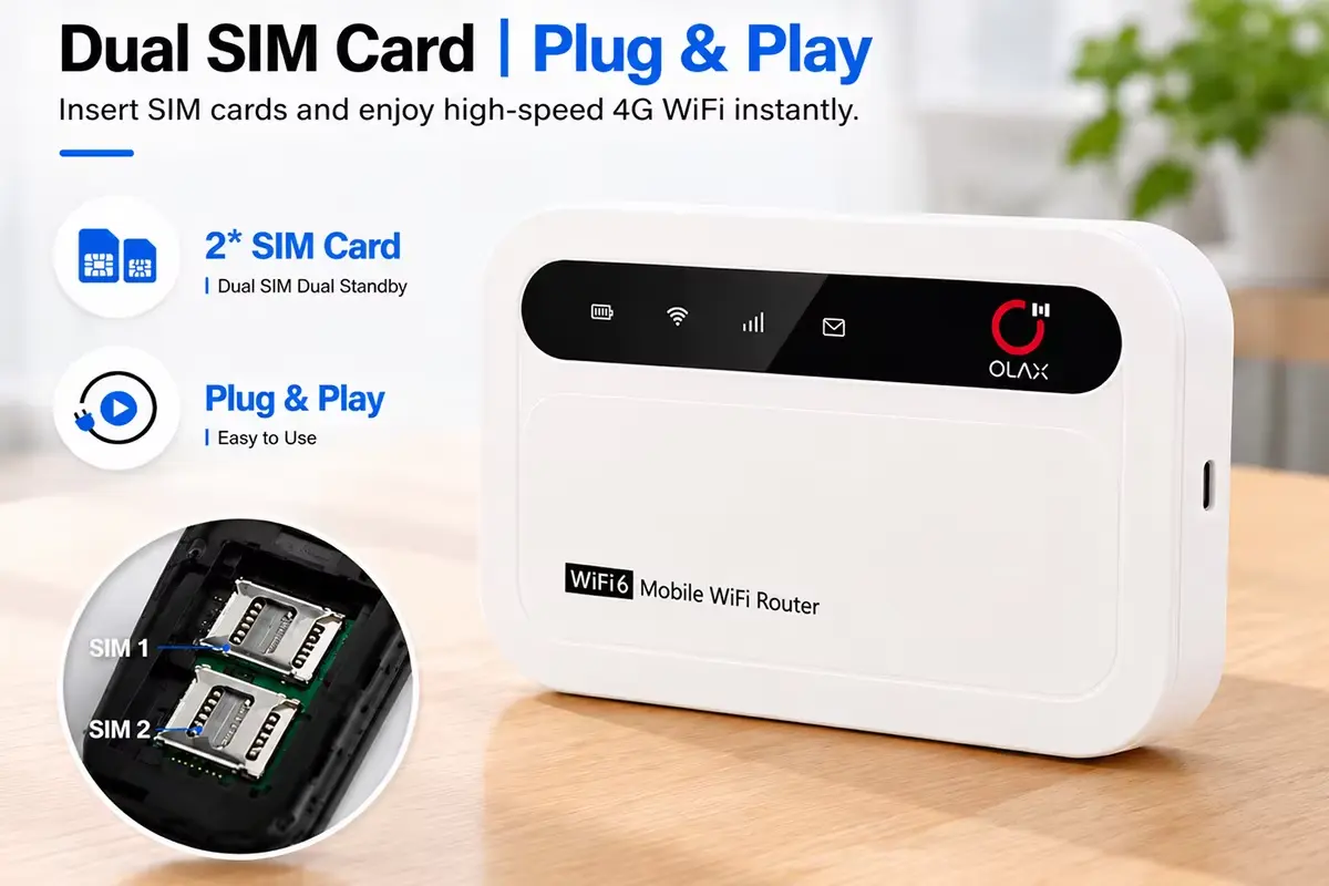 OLAX MF985 LTE Sim Supported Pocket Router 3