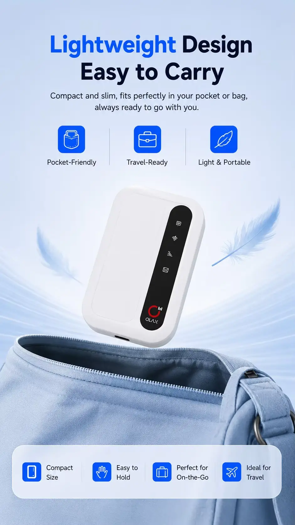 OLAX MF985 LTE Sim Supported Pocket Router 5