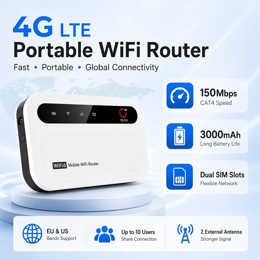 OLAX MF985 LTE Sim Supported Pocket Router 6