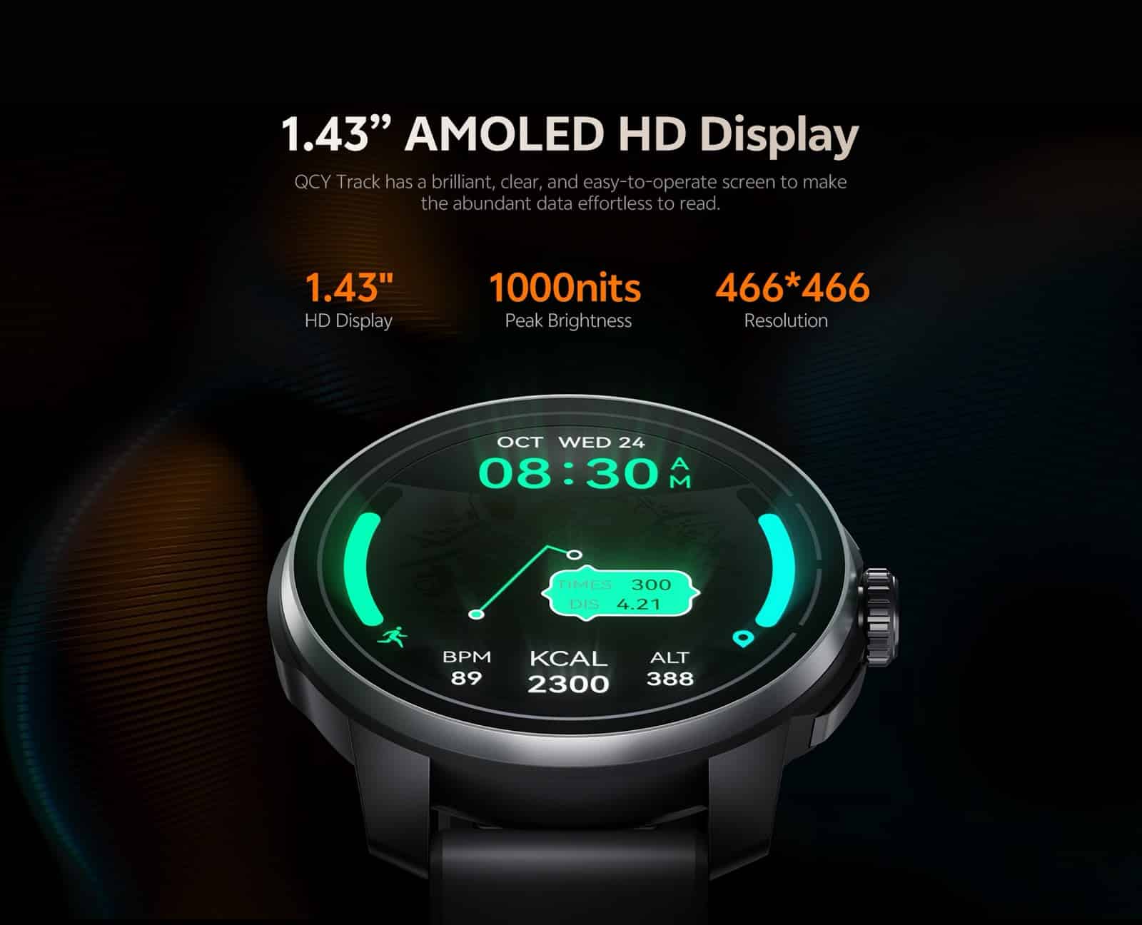 QCY TRACK S10 Smartwatch 1