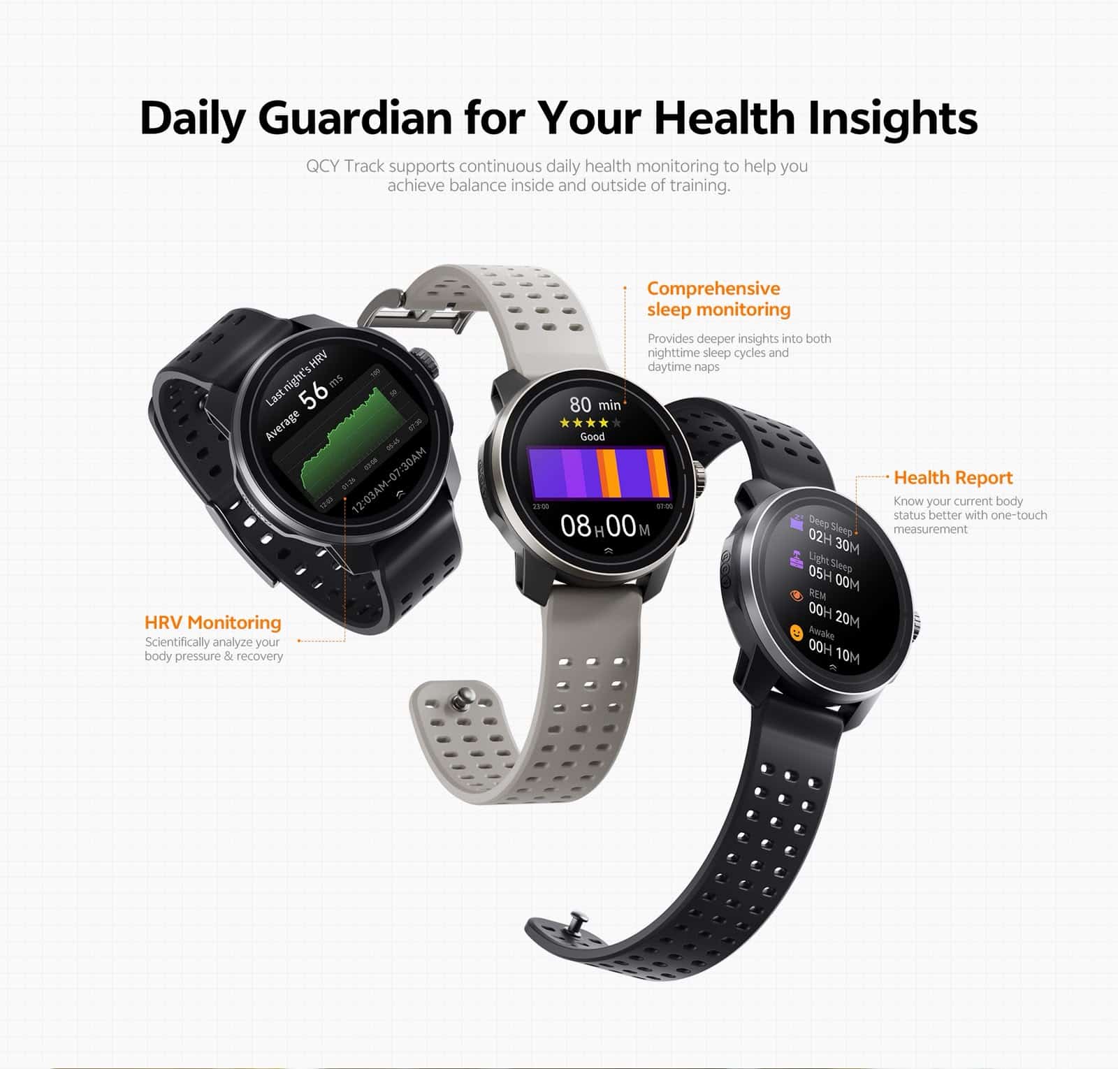QCY TRACK S10 Smartwatch 3