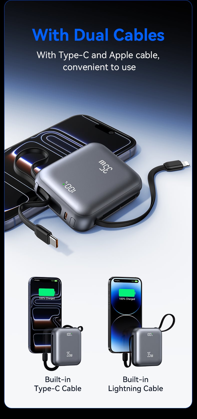 USAMS CD261 PB86 35W PD 10000mAh Power Bank 1