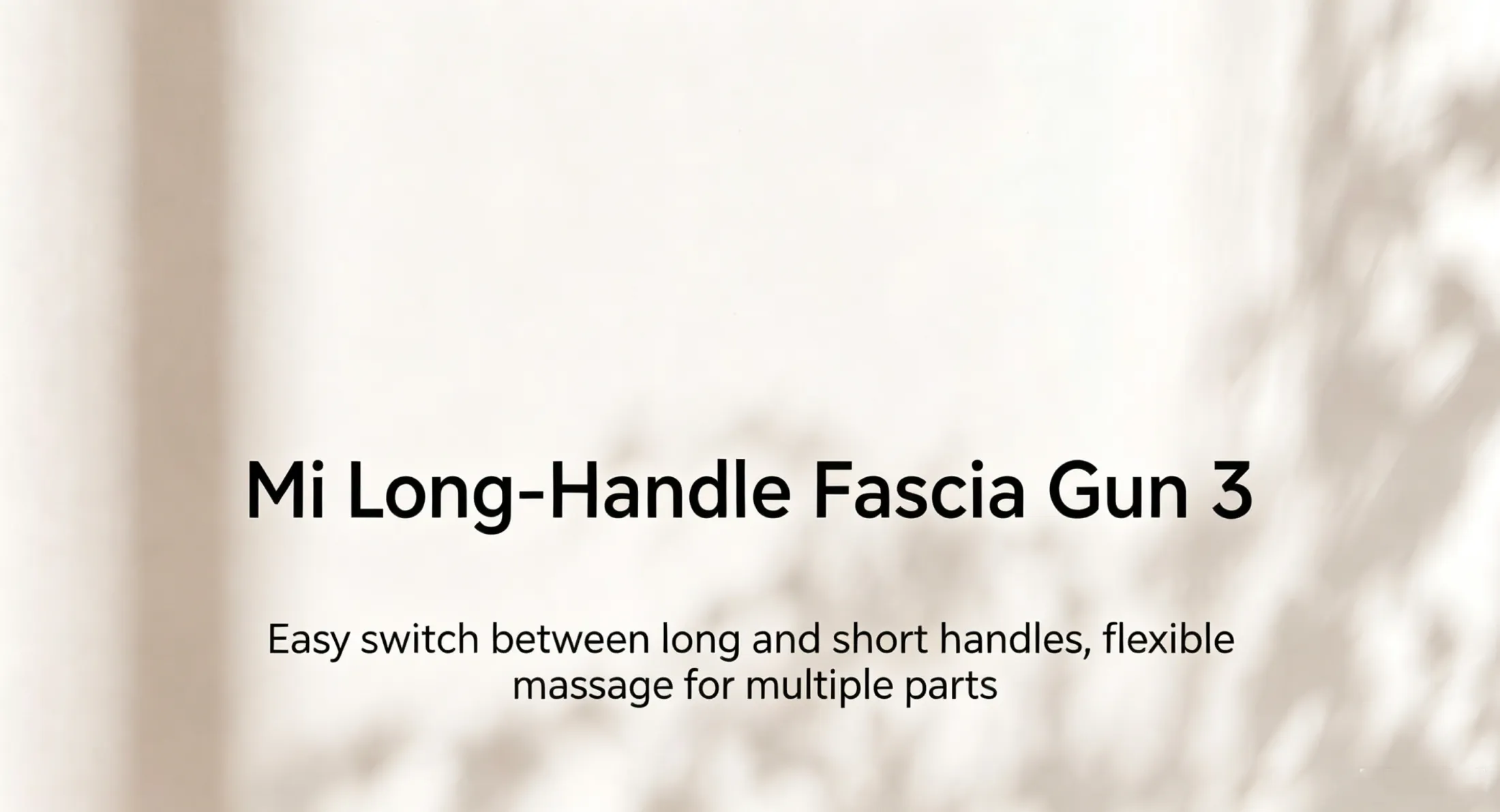 Xiaomi Long Handle Fascia Gun 3 MJJMQ09YM 5