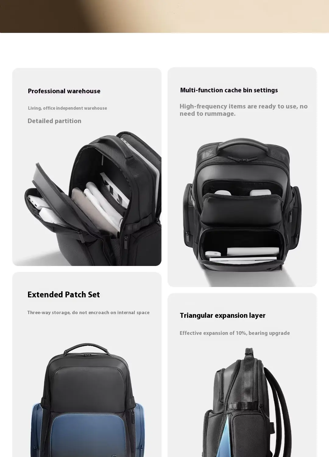 Xiaomi Mijia Business High Capacity Backpack 4