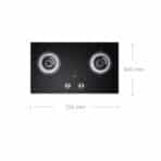 Xiaomi Mijia Smart Fierce Gas Stove Double Stove (Natural Gas)
