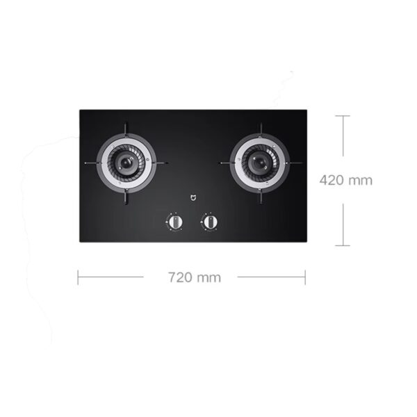 Xiaomi Mijia Smart Fierce Gas Stove Double Stove (Natural Gas)