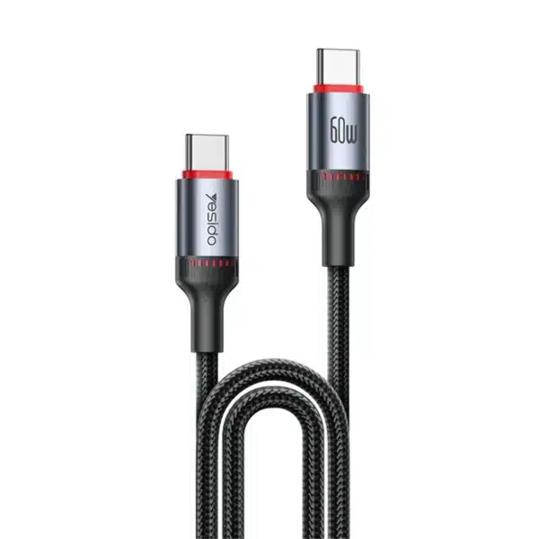 Yesido CA181 PD60W USB-C to USB-C Cable 1.2m